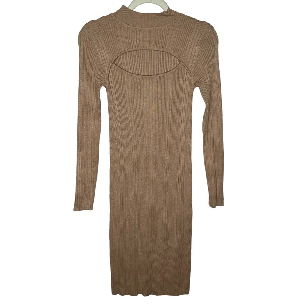 House of Harlow 1960 Tan Long Sleeve Dress - Picture 2 of 11